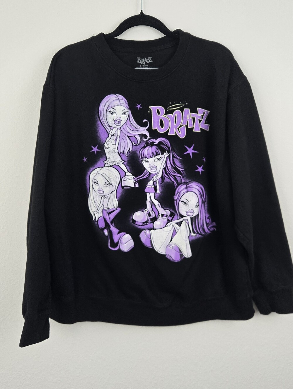 Black Bratz Pullover Crewneck